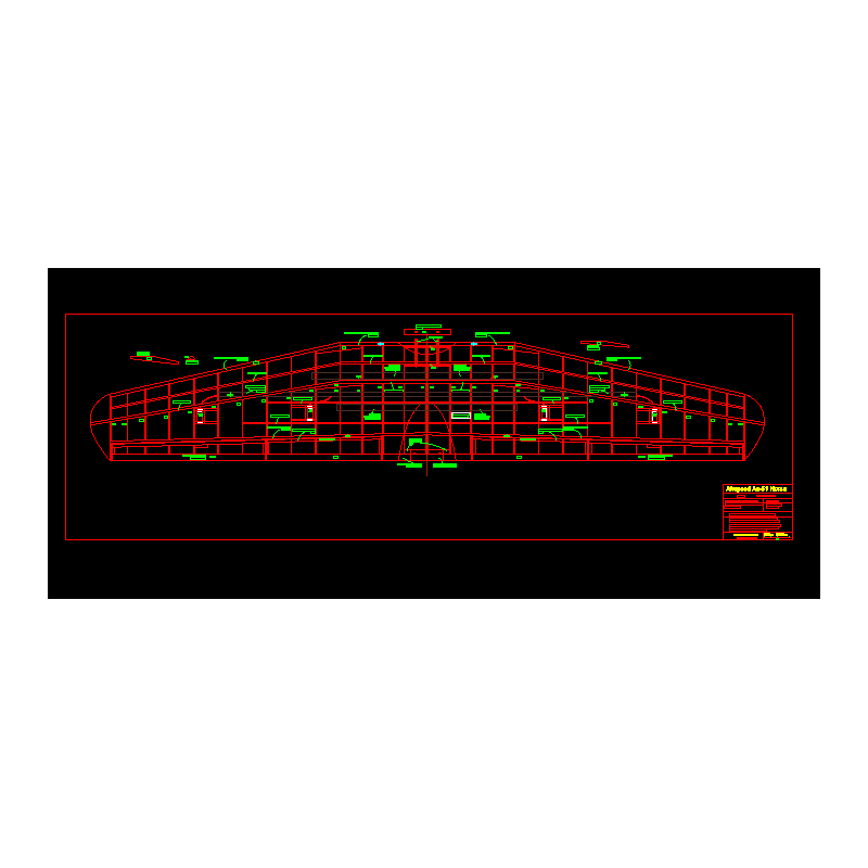Airspeed As51 Horsa DWG Glider 110 Scale Downloadable Plans