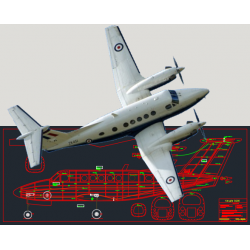 Beechcraft King Air B200 -...