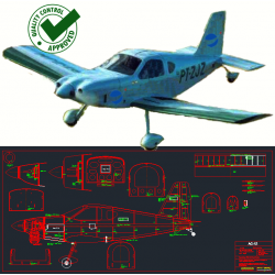 Tecnam P2008JC - DXF - 1/12...