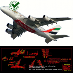 Airbus A-380-800 - DXF - 4...