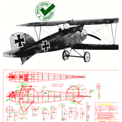 Albatros DvA Red Baron -...