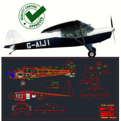 Auster J-4 Archer - DXF -...