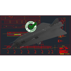 D-21 Drone for SR-71 - DXF...