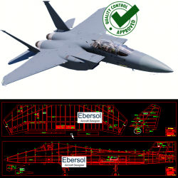 F-15 Eagle - DWG - 1:4...