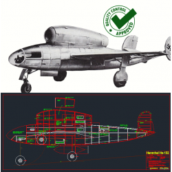 Henschel Hs-132 - DXF -...