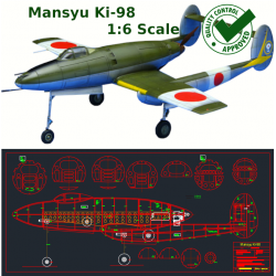 Mansyu Ki-98 - DWG - 1:6...