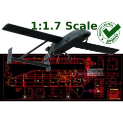 RQ-2A Pioneer - 122in - DXF...