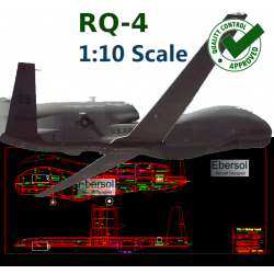 RQ-4 Global Hawk - DXF -...