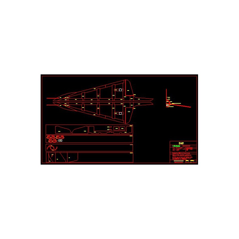 D-21 Drone for SR-71 - DWG - 1:12 Scale - EDF-60 - Downloadable Plans ...